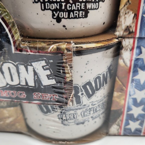 Vintage Larry the Cable Guy Git R Done Mug Set 16 oz 4 Piece Mug Set New in Box - Picture 5 of 12